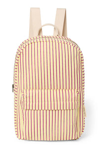 Studio Noos poplin rugzak midi butter yellow striped 6151908267263 a
