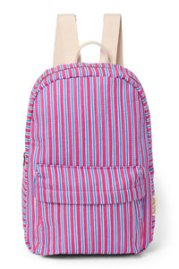 Studio Noos poplin rugzak midi raspberry striped 6151908221258 a