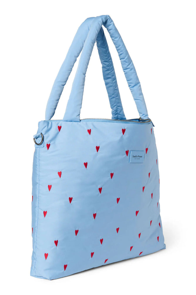 Buy Studio Noos puffy diaper bag blue hearts