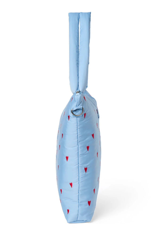 Studio Noos puffy diaper bag blue hearts 6151905736731
