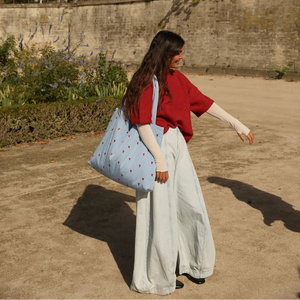 Studio Noos puffy mom bag blue hearts 6151905689600 a