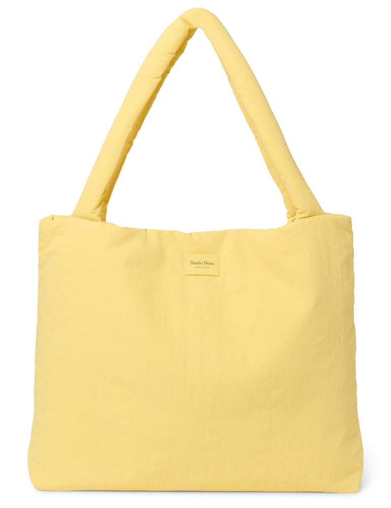Studio Noos puffy mom bag butter yellow