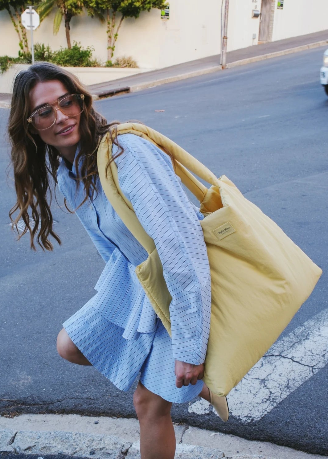Buy Studio Noos puffy mom bag butter yellow