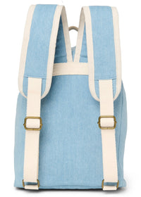 Studio Noos rugzak Denim midiDenimSolidMidiBackpackDrawstringb