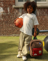 Studio Noos rugzak Teddy brown/burgundy midiTeddyMidiBackpackbrownburgundyh