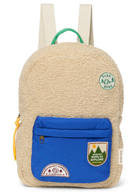 Studio Noos rugzak Teddy ecru/cobalt midiTeddyMidiBackpackecrucobalt