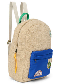 Studio Noos rugzak Teddy ecru/cobalt midiTeddyMidiBackpackecrucobaltb