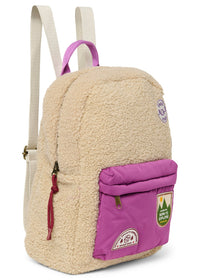 Studio Noos rugzak Teddy ecru/purple midiTeddyMidiBackpackecrupurplee