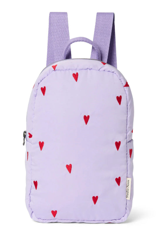 Studio Noos rugzak mini purple hearts 6151905925944 a