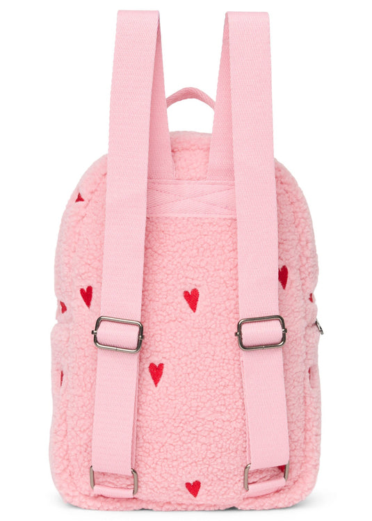 Studio Noos rugzak mini teddy light pink hearts 6151930298242