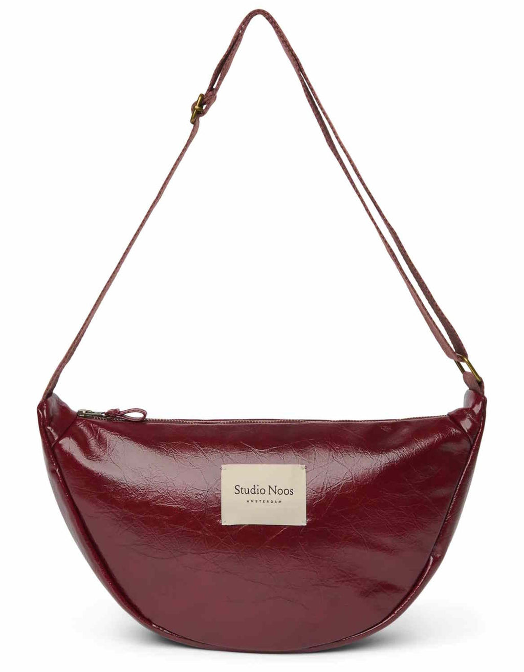 Studio Noos vegan leather fanny pack burgundy