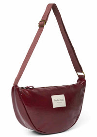 Studio Noos vegan leather fanny pack burgundy 6151923332397 c