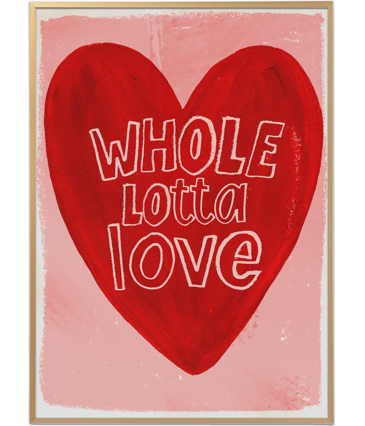 Studio loco poster Heart Wholelotta 50 x 70 cm