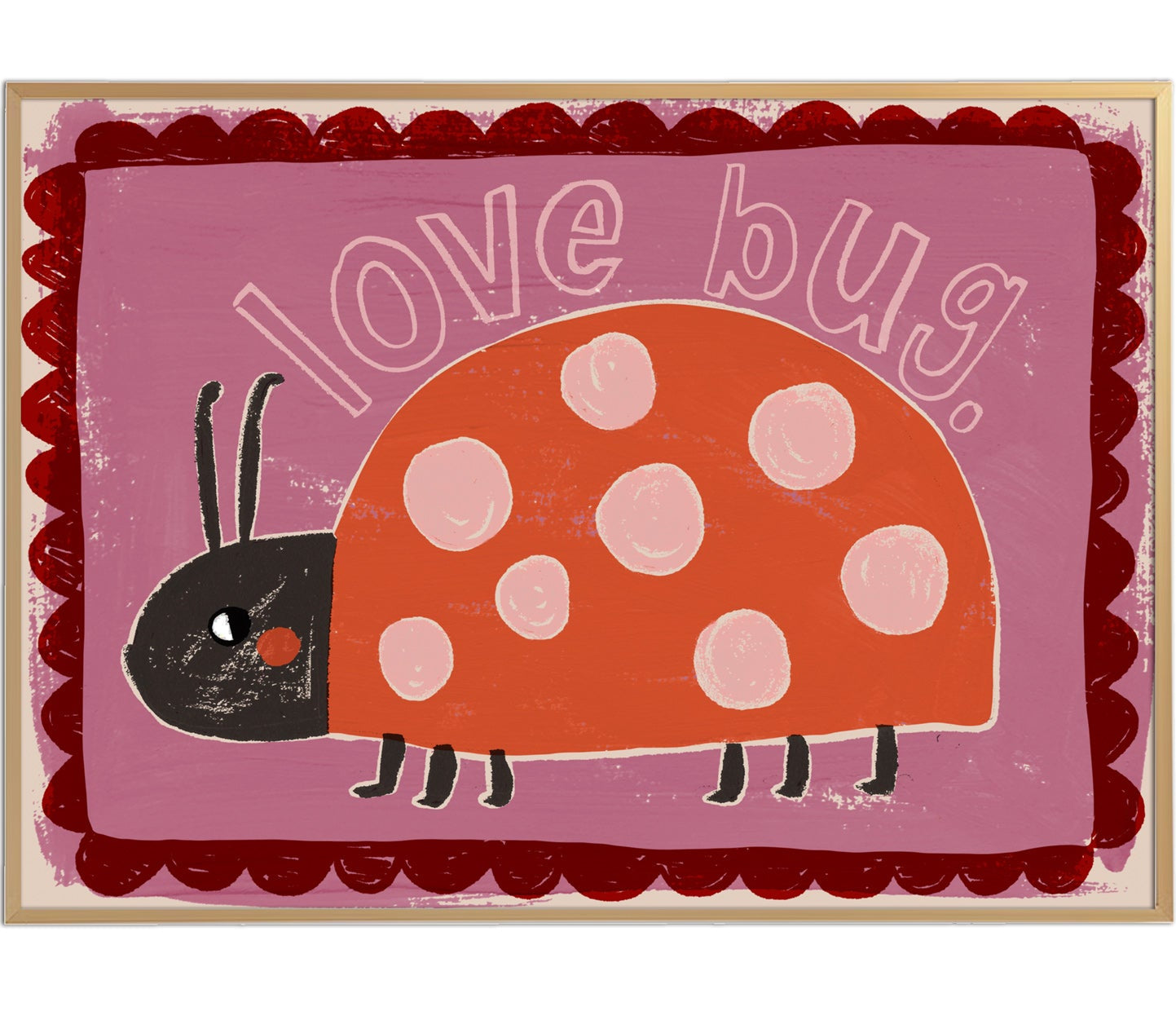 Studio loco poster Ladybug 70 x 50 cm