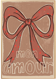 Studio loco poster bow 50 x 70 cm