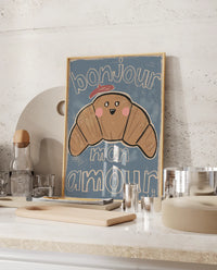 Studio loco poster croissant 50 x 70 cm
