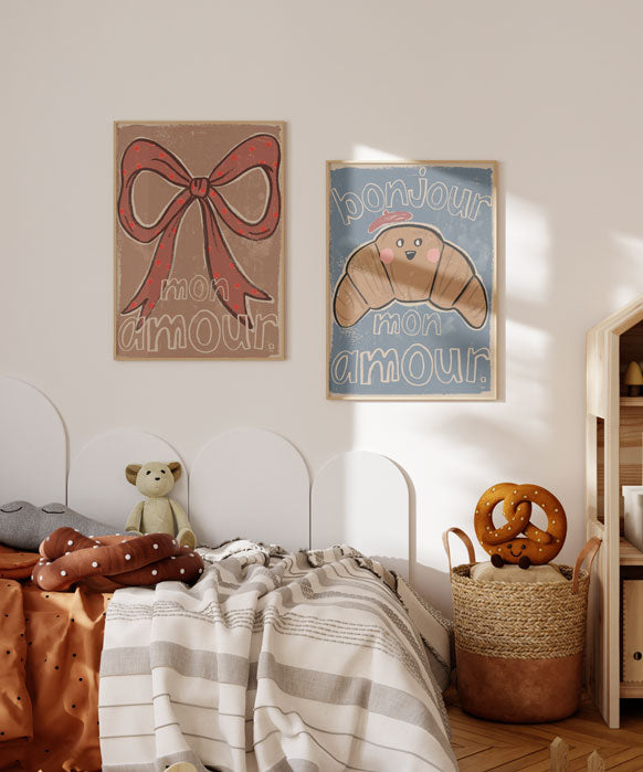Studio loco poster croissant 50 x 70 cm