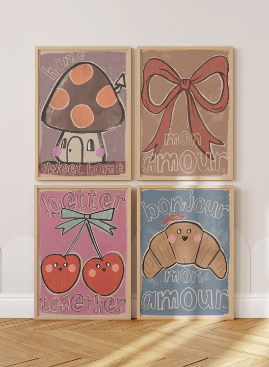 Studio loco poster mushroom  50 x 70 cm