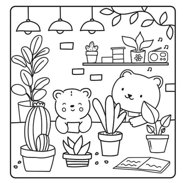 Buy Sunny Vibes Rest &amp; Relax Cute &amp; Bold Colouring Book