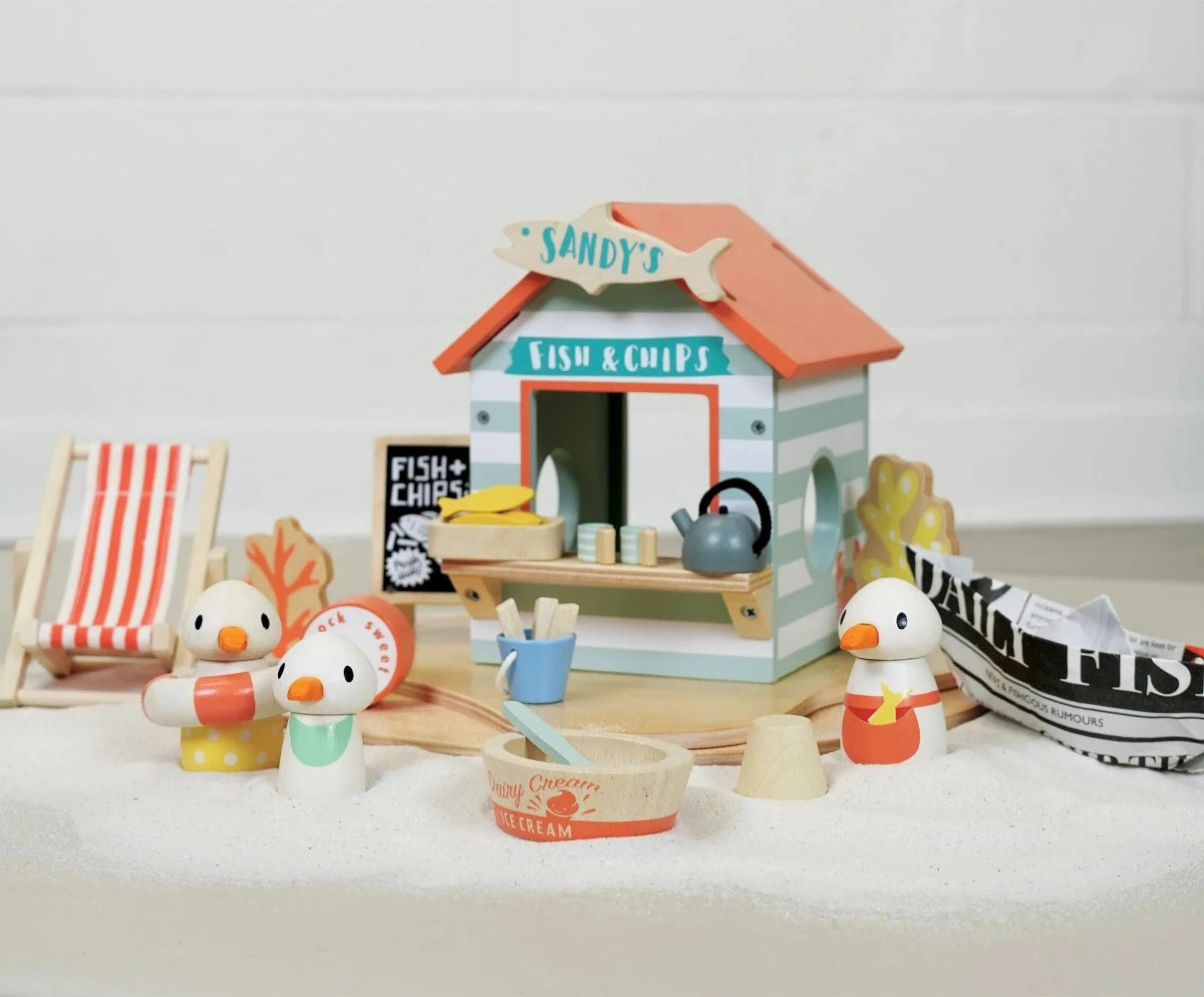 Tender Leaf Toys Sandy's strandcabine 3 jr+