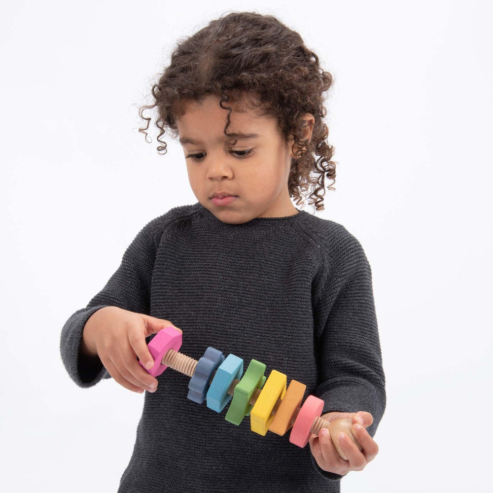 Tickit XL bout met moeren regenboog 18 mnd+33074003b