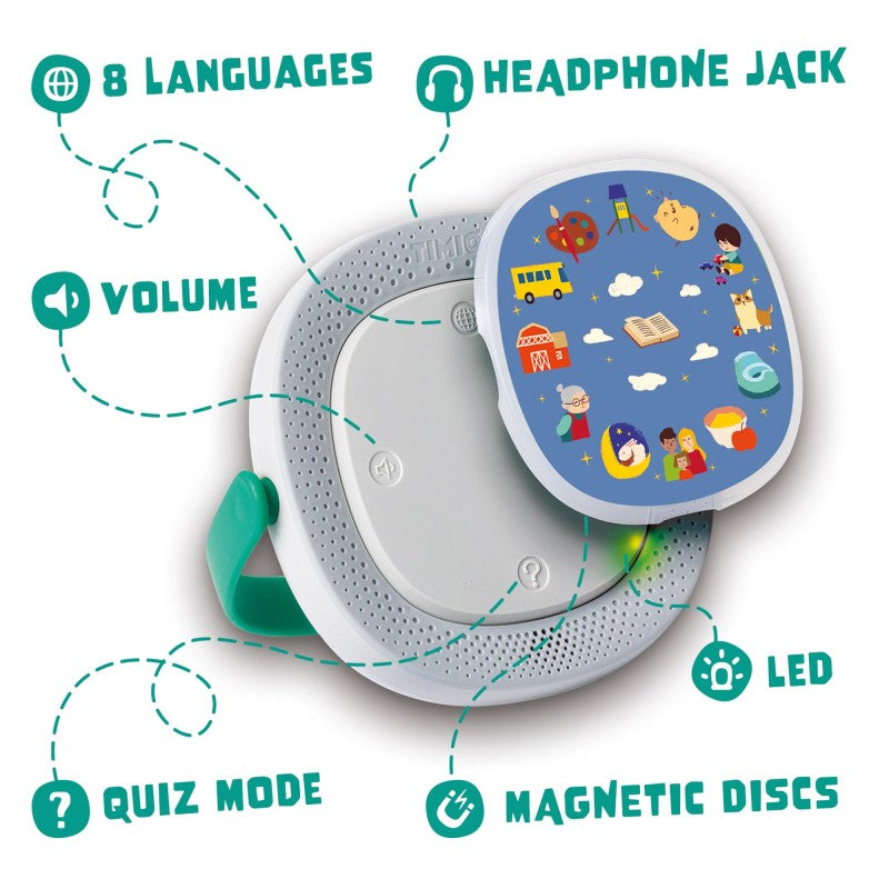 Timio audio and music player words, languages ​​and numbers 2 yrs+