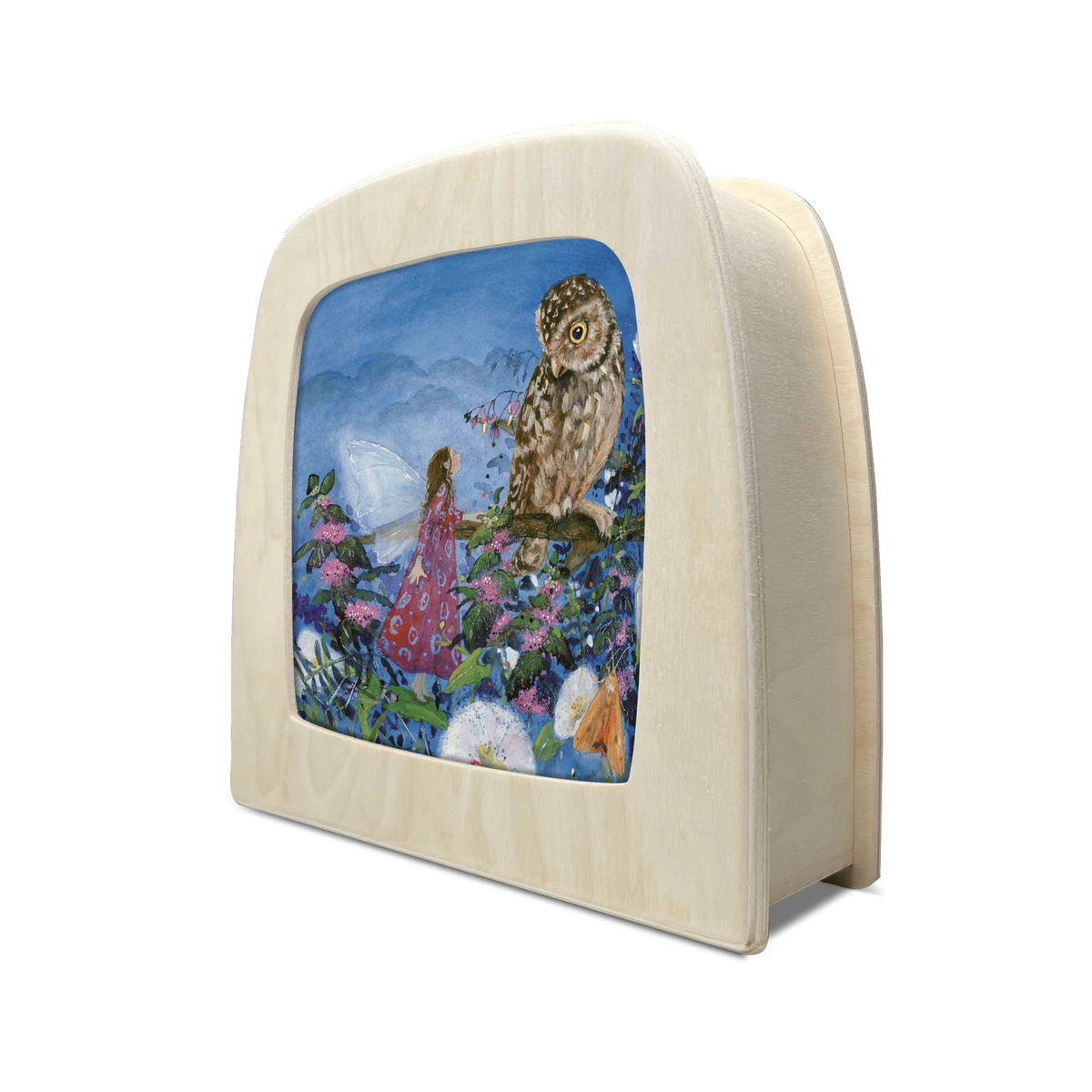 Toverlux toverplaat Daniela Dreschler Little fairy can't sleep Owl  6097604357306 b