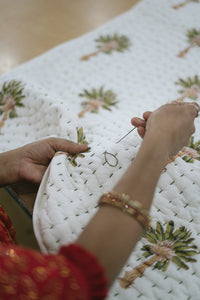 Unknown Stories babydeken Original palm 100 x 115