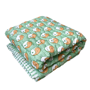 Unknown Stories babydeken Yin Yang sage 100 x 115