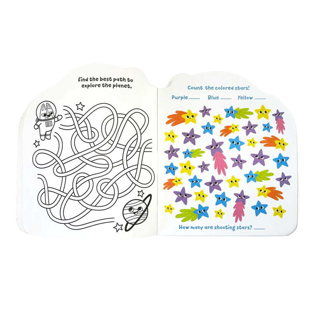 OOLY activity book pets in space 4 jr+ 02118-317