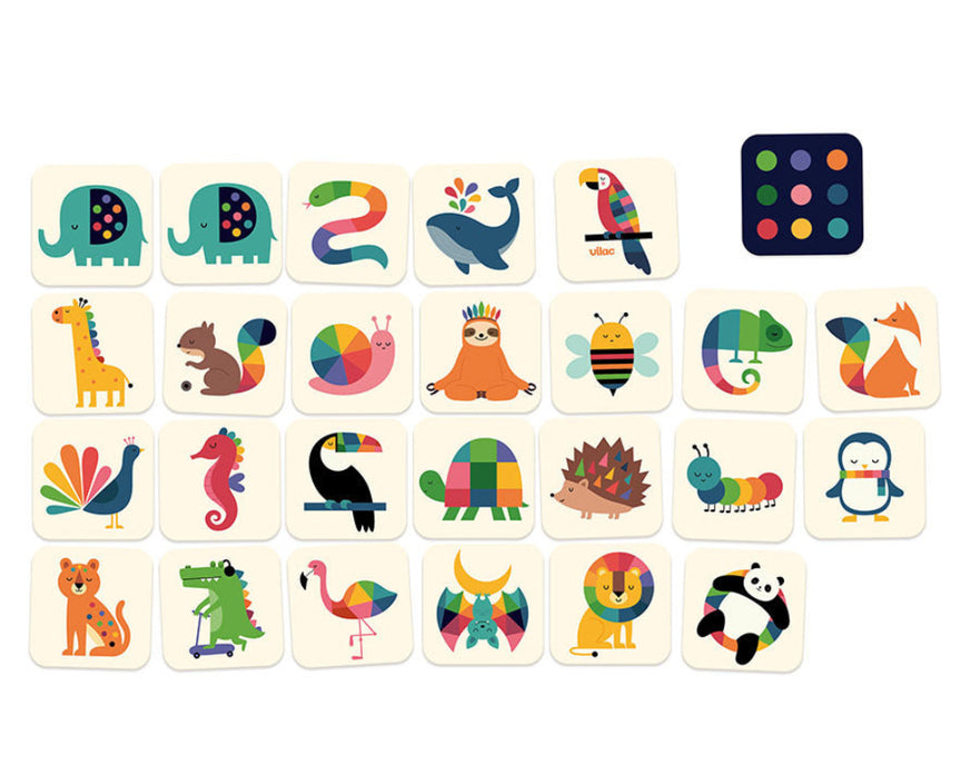 VILAC memoriespel Dieren 2 jr+3