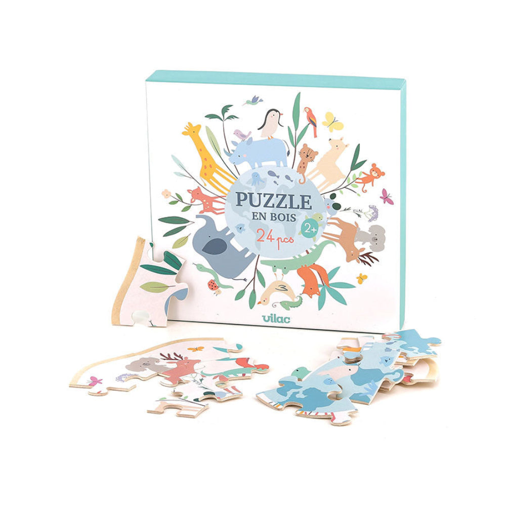 VILAC puzzel Dieren van de wereld 2 jr+ 3048700071026
