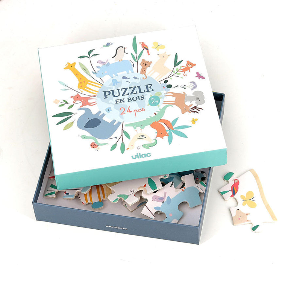 VILAC puzzel Dieren van de wereld 2 jr+