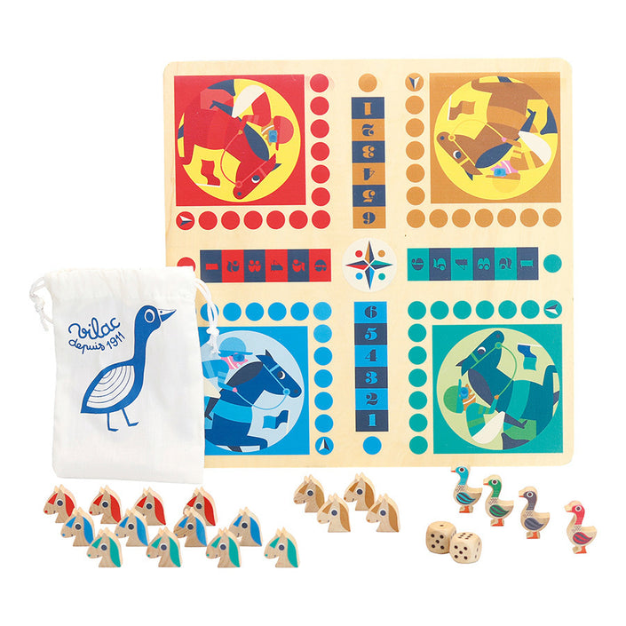 VILAC goose board + ludo Ingela 2 yrs+