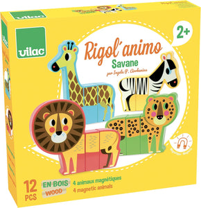 VILAC magnetisch spel savannedieren A