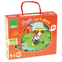 VILAC puzzle 4 seasons 2yrs+ / 4 x 6 pcs