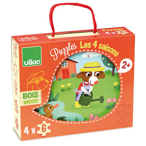 VILAC puzzle 4 seasons 2yrs+ / 4 x 6 pcs