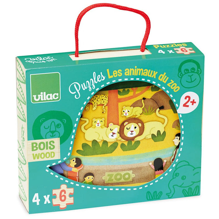 VILAC puzzle zoo 2yrs+ / 4 x 6 pcs