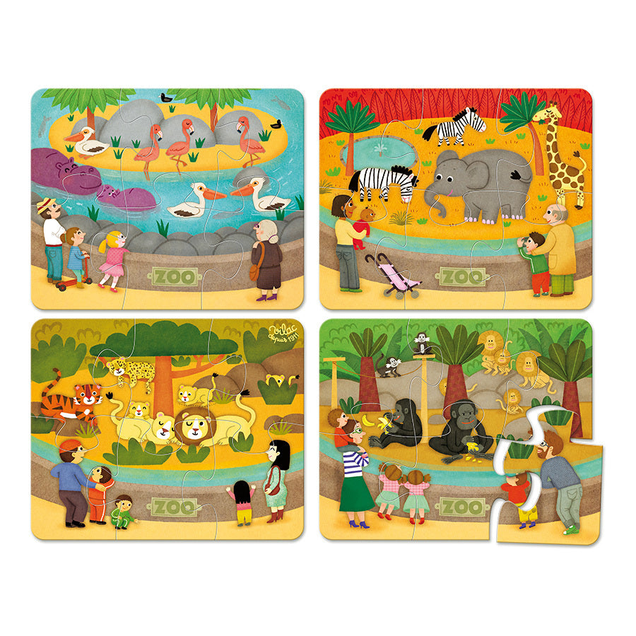 Buy VILAC puzzle zoo 2yrs+ / 4 x 6 pcs