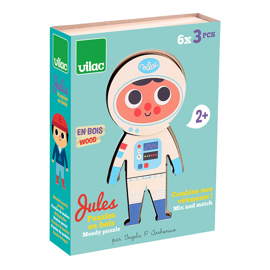 VILAC puzzel dress up Jules 2 jr+