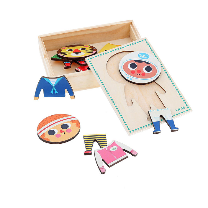 VILAC puzzel dress up Jules 2 jr+