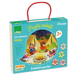 VILAC puzzel vakantie 2 jr+ / 6, 9, 12 en 16 stks