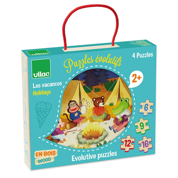 VILAC puzzel vakantie 2 jr+ / 6, 9, 12 en 16 stks