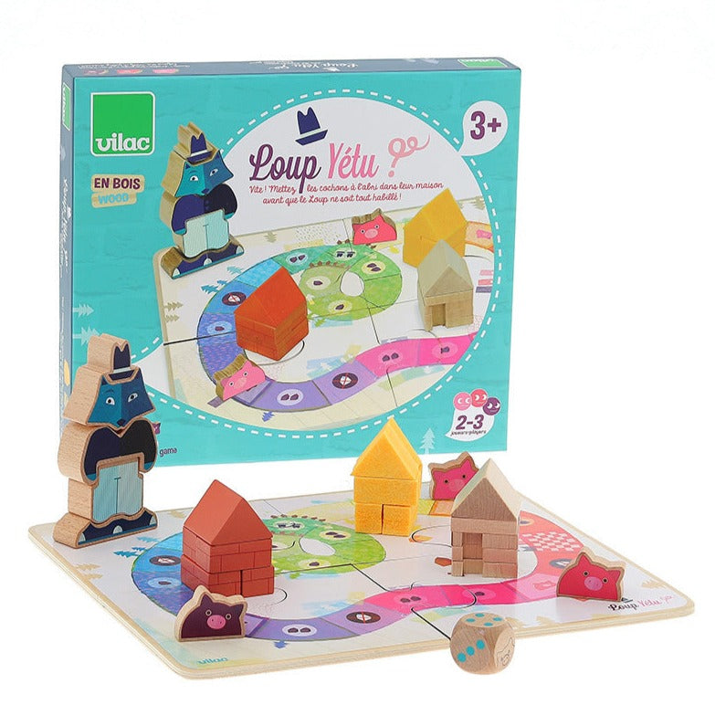 VILAC game Wolf and the 3 little pigs 3 yrs+