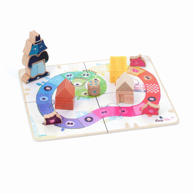 Buy VILAC game Wolf and the 3 little pigs 3 yrs+