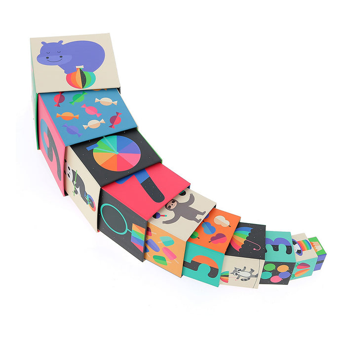 VILAC stacking tower rainbow 1 yr+