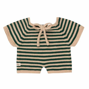 We are gommu onesie Green Cream short 3 jr+