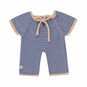 We are gommu onesie Light Cream Blue long 3 jr+