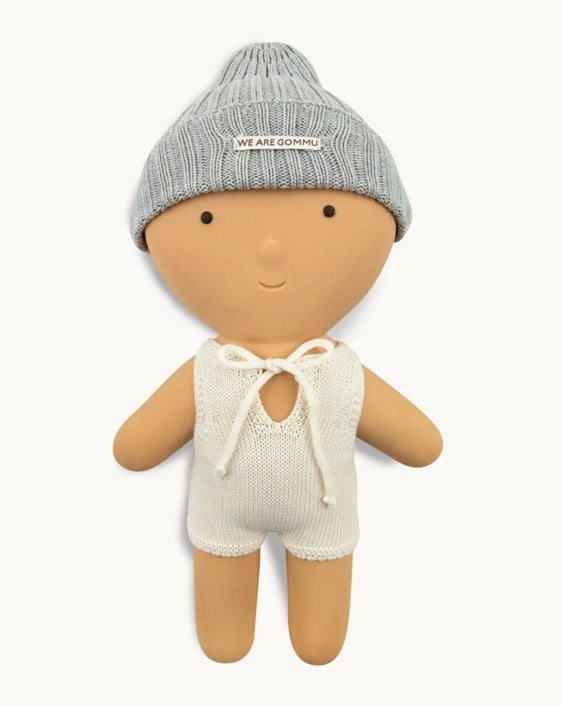 We are gommu poppenbeanie Grey 18 mnd+
