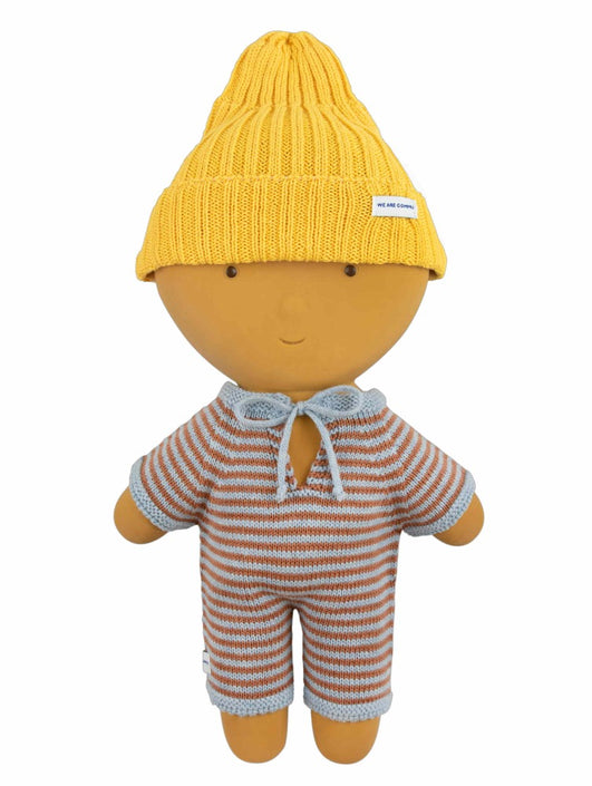 We are gommu poppenbeanie Yellow 18 mnd+